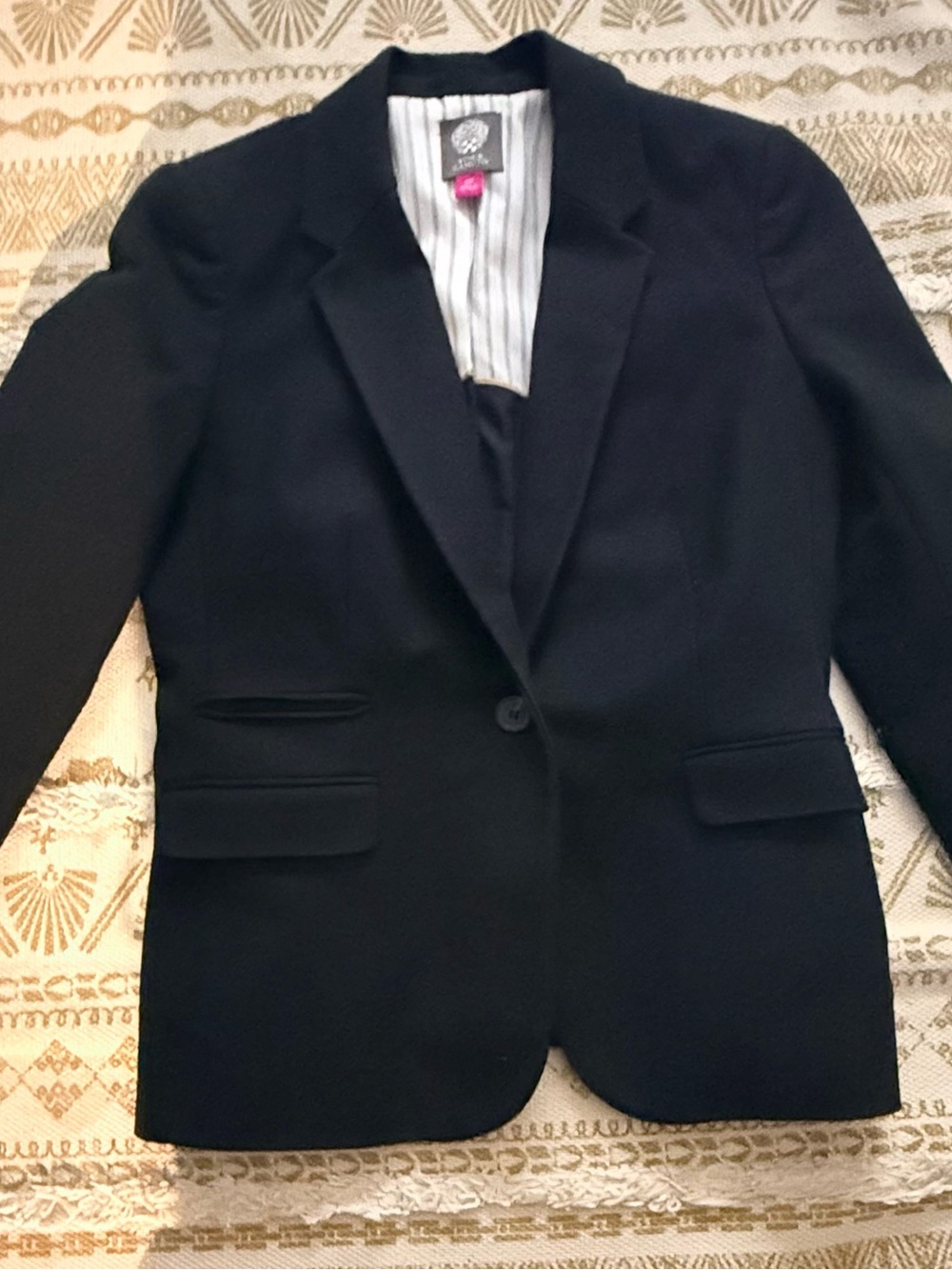 Vince Camuto Black Single-Button Women's Blazer